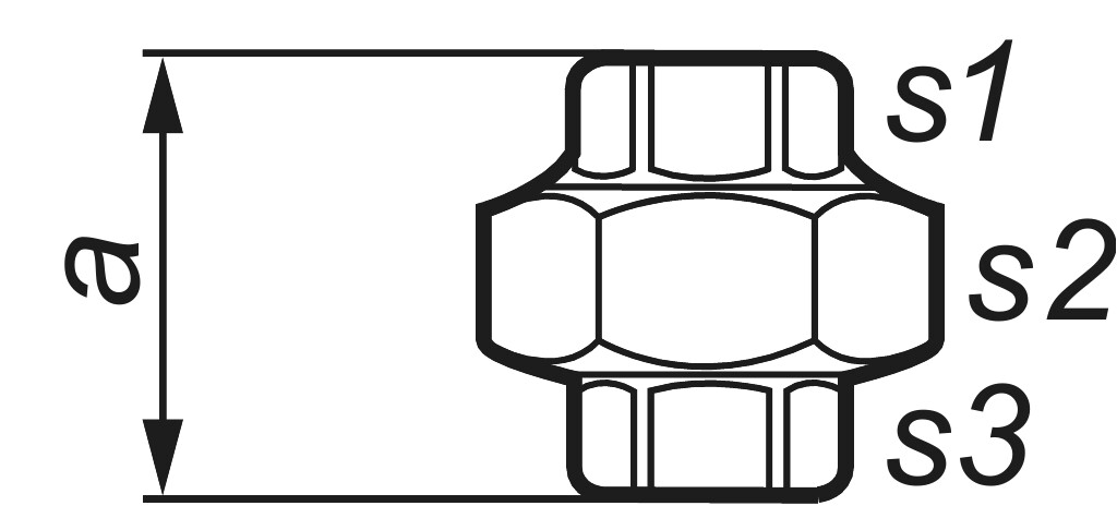 GF  330  union 3    " black